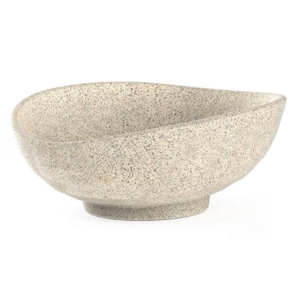 Салатник Kulsan Granite Polaris White білий 26х21,8 см h9,6 см меламін (36026WG)