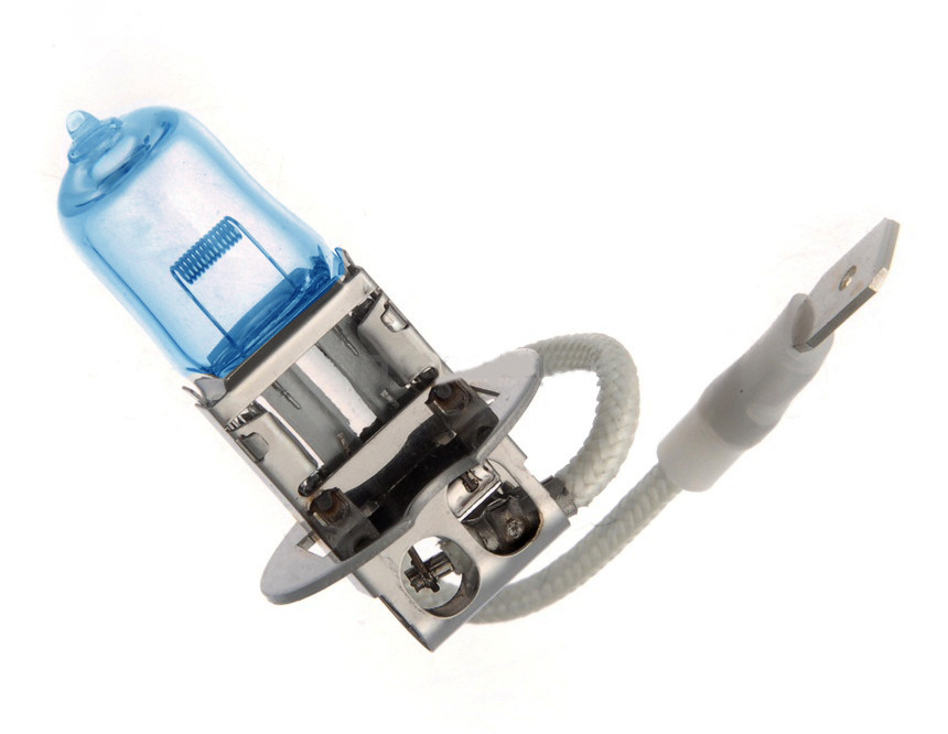 Галогенна лампа H3 12 V 55 W PK22S SUPER WHITE (5000K), фото 1