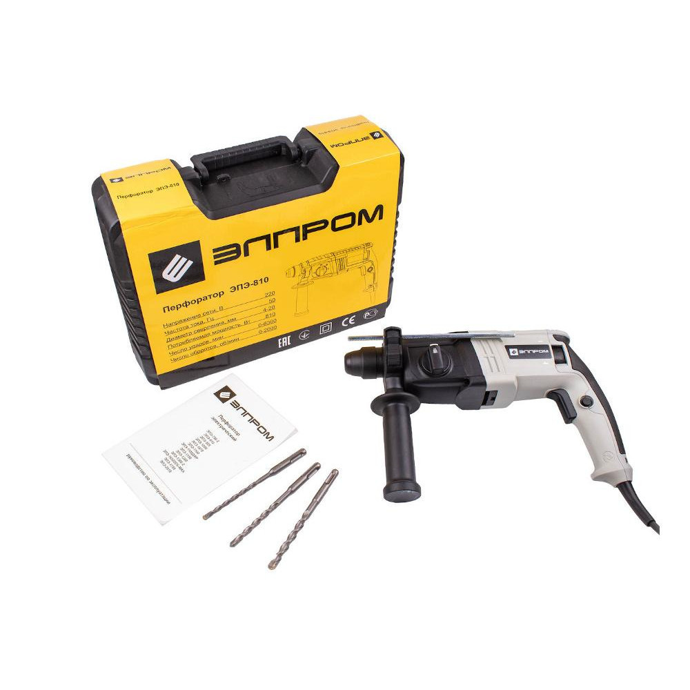 Перфоратор прямий Елпром ЕПЕ-810 SDS-Plus (міні перфоратор) - фото 1 - id-p1136943567