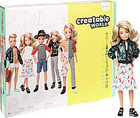 Игровой набор Кукла Созидаемый мир, светлые вьющиеся волосы Creatable World Deluxe Character Kit Customizable