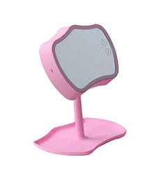 Дзеркало з підсвіткою і підставкою Mirror Lamps Pink 152843