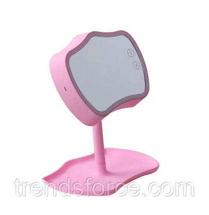 Дзеркало з підсвіткою і підставкою Mirror Lamps Pink 152843, фото 1