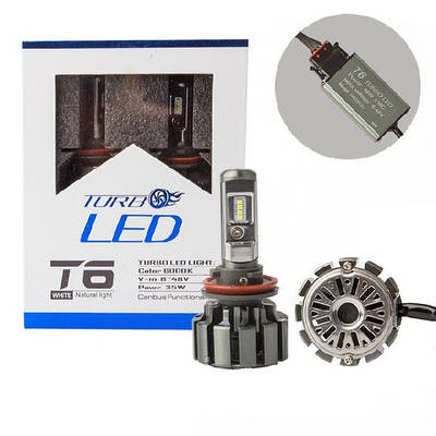 Світлодіодні автолампи з кулером TurboLed HeadLight T6 H7 Led 6000 K/8000 Lm 152647