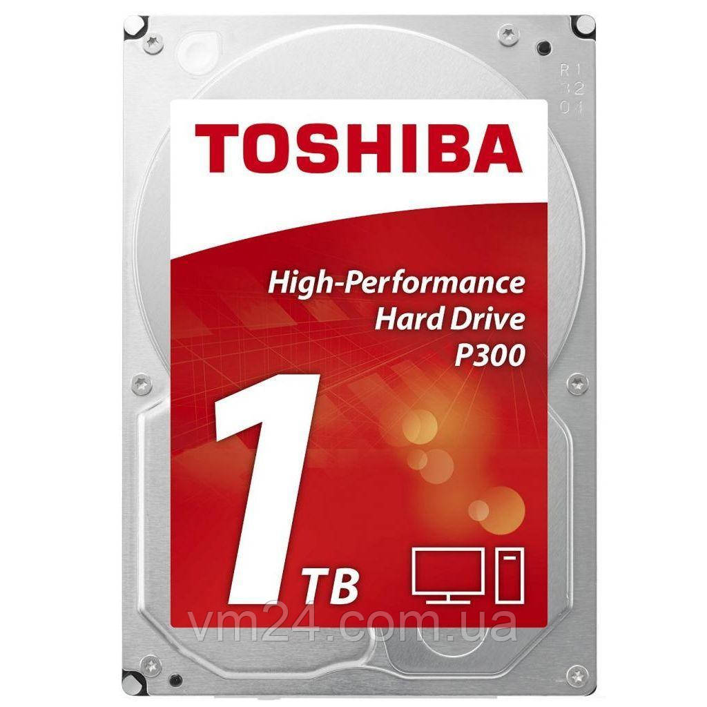 Жесткий диск (HDD) 1TB Toshiba P300 1TB 64MB 7200RPM 3.5" (HDWD110UZSVA)