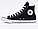 Кеди Converse All Star чорно-білі Високі 43 розмір (стелька 28 см), фото 3