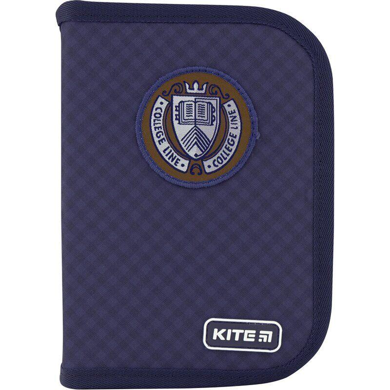 Пенал без наповнення Kite Education College line K20-622-2, 1 відділення, 2 одвороту
