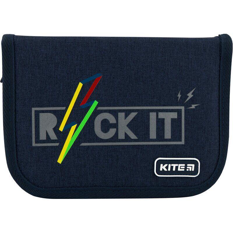 Пенал без наповнення Kite Education Rock it K20-622-10, 1 відділення, 2 одвороту