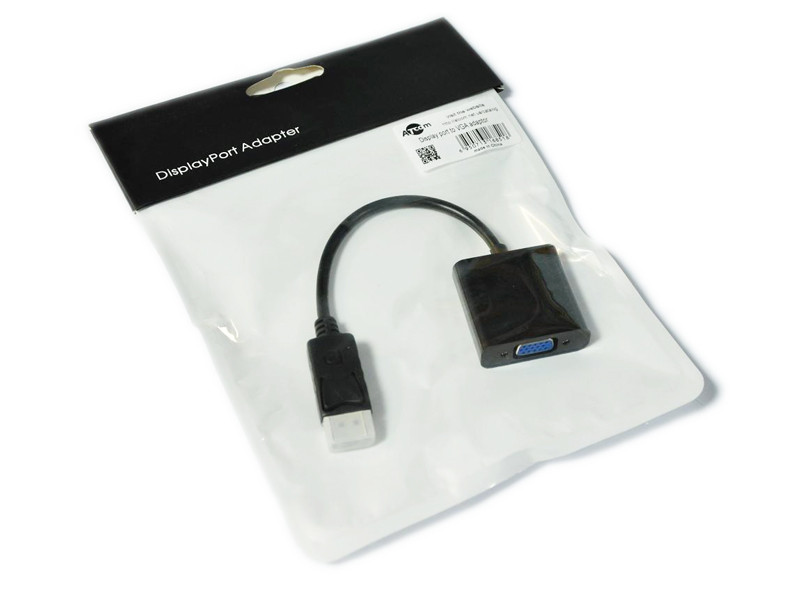 Переходник DisplayPort > VGA (DisplayPort Папа - VGA Мама), Atcom ...