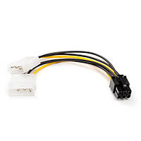 Переходник питания ATcom 6pin to 2molex для ВИДЕОКАРТ (16185)