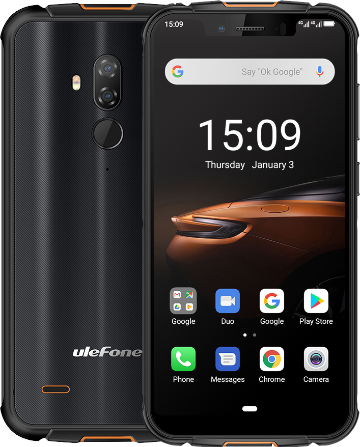 Ulefone Armor 5S, 4/64 Gb, IP68, IP69K, NFC, 8 ядер, 13+2 Mpx, MIL-STD-810G, дисплей 5,85"