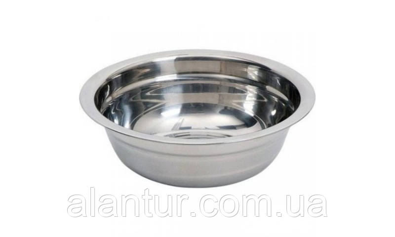 Глибока миска Tatonka Deep Bowl 18 см з нержавіючої сталі, сірий колір, фото 1
