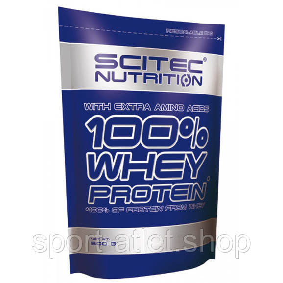 Протеїн Scitec 100% Whey Protein, 500 грамів Шоколад