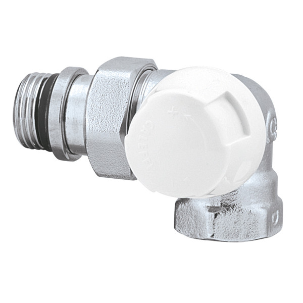 Кран-термостат радіаторний триосьовий 1/2" правий Caleffi (225412)