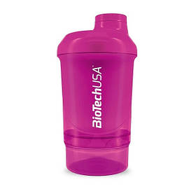 Шейкер BioTech Wave + Nano 300 мл, Pink