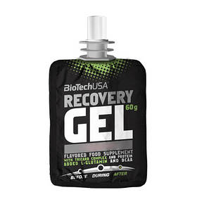 Післятренувальний комплекс BioTech Recovery Gel, 60 грам Вишня
