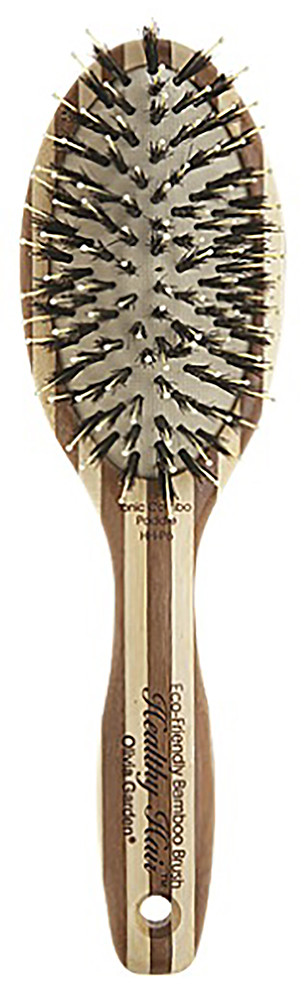 Щітка для волосся Olivia Garden Healthy Hair бамбукова з комбінованою щетиною