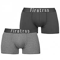 Трусы Firetrap 2 Pack Grey / GreyMarl - Оригинал