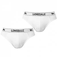 Трусы Lonsdale 2Pk Brief White - Оригинал