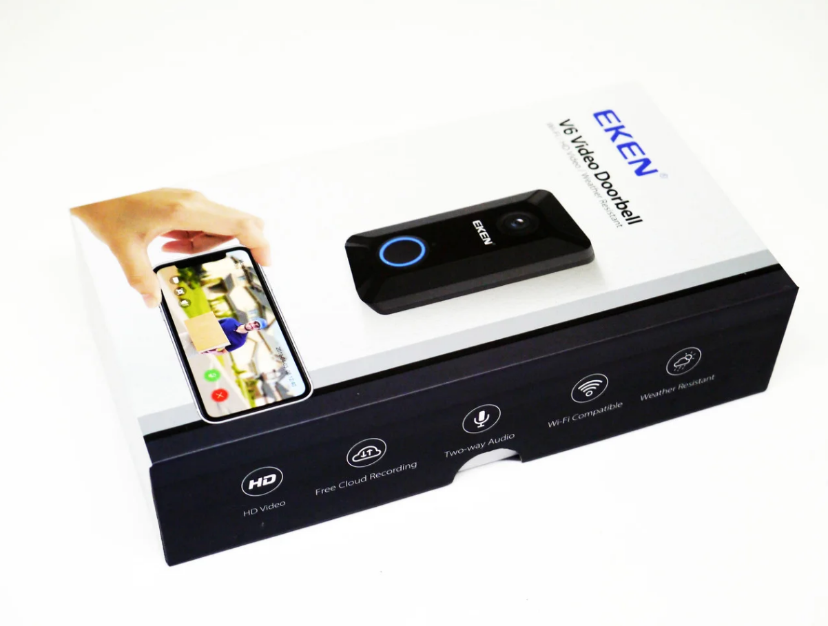 Умный дверной звонок с камерой Wi-Fi Eken V6 Smart WiFi Doorbell Wi-Fi - фото 8 - id-p1137078078
