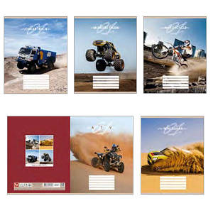 Зошит учнівський на 24 аркушів у лінійку Школярик Star ш.к.4820006470166