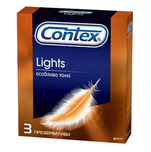 Презервативи Contex Lights 3  шт 5060040300114