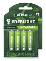 Батарейка ENERLIGHT MEGA POWER (AA ПАЛЬЧИК) Алкалайновые (БЛИСТЕР) 4823093501867