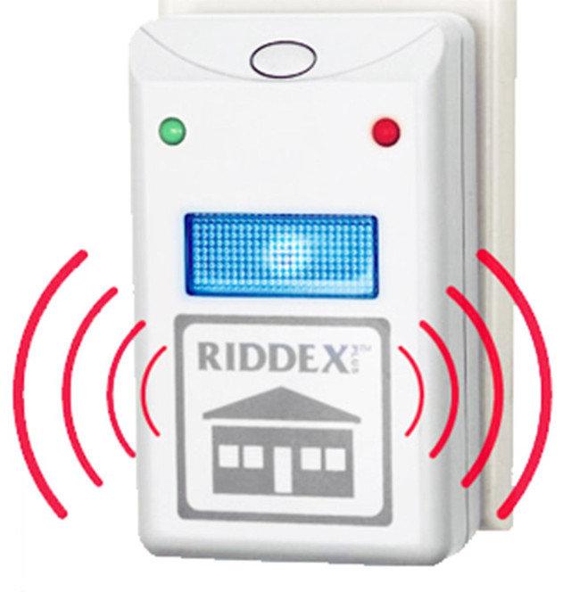 Ультразвуковий відлякувач RIDDEX Pest Repelling Aid гризунів, комарів 5517, фото 1