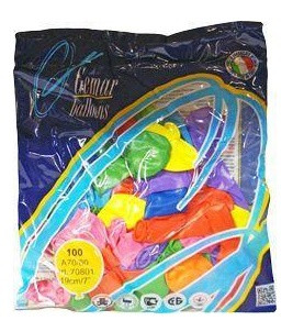 Надувні кульки дитячі шарік А-70 100 шт, фото 1