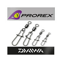 Вертлюжок с застежкой Daiwa Prorex Snap Swivel L №6/2 24кг. 10шт