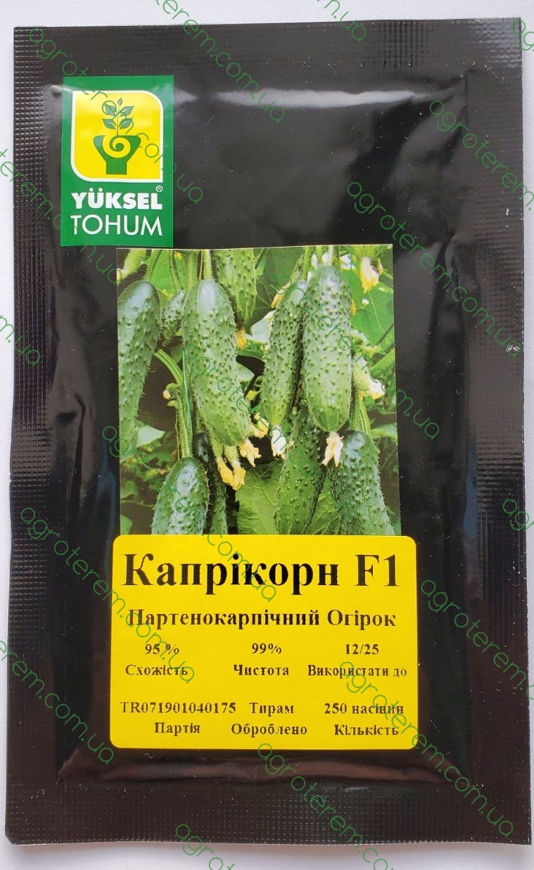 Насіння огірка Капрікорн 250 н.