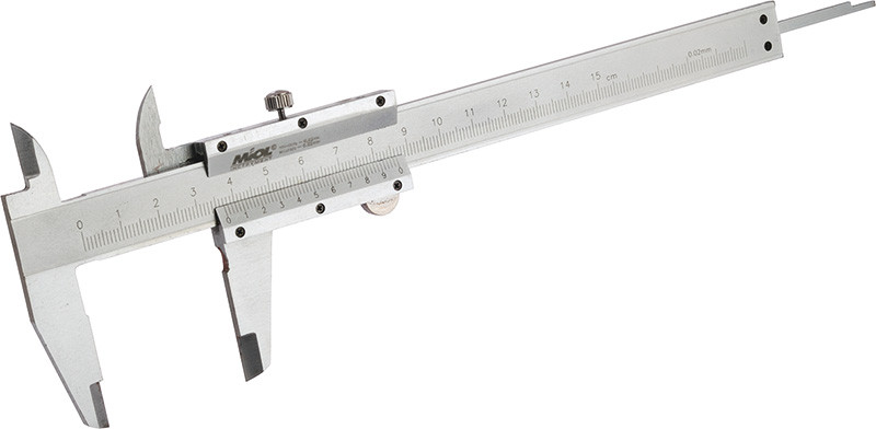 15-225 Штангенциркуль механічний 200мм/0,02мм