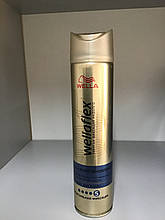 Лак для волосся суперсильної фіксації "Об'єм і відновлення" Wella Wellaflex