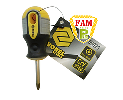 Викрутка хрестова VOREL CrV, PH 1х38 мм 60921