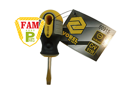 Викрутка плоска VOREL CrV, 5 х 38 мм 60915