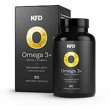 Жирні кислоти KFD OMEGA 3 + Vitamin E 90 капсул