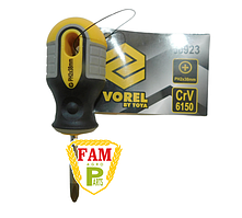 Викрутка хрестова VOREL CrV, PH 2х38 мм 60923
