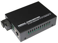 Медиаконвертер 10/100/1000mb 1550 1SC.WDM + 1RJ45 TK-link с БП