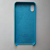 Чохол-накладка Silicone Case для Apple iPhone XS Max Sky blue, фото 2