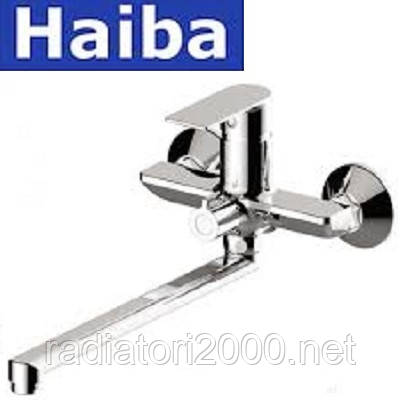 Змішувач для ванни довгий ніс HAIBA ALEX EURO (CHR-006)