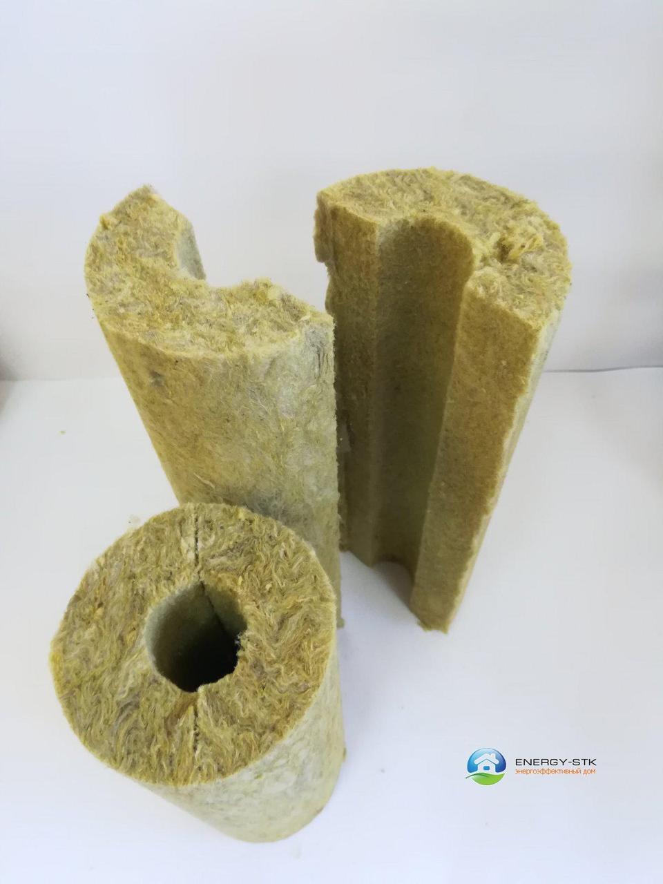 Скорлупа базальтова для ізоляції труб, товщина 30, діаметр 38 мм