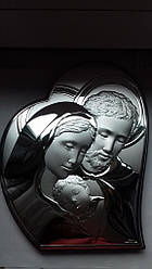 Срібна ікона "Свята Сім'я" Valenti (12,5см*15см)