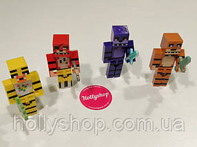 Набір фігурок п'ять ночей із Фредді майнкрафт ФНаФ, фото 3