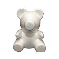 Форма заготівля пінопласт, ведмедик з троянд, ведмідь 31 см