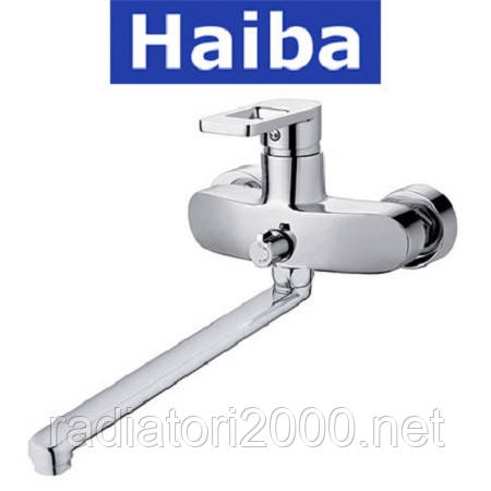 Змішувач для ванни довгий ніс HAIBA GUDINI EURO (CHR-006)