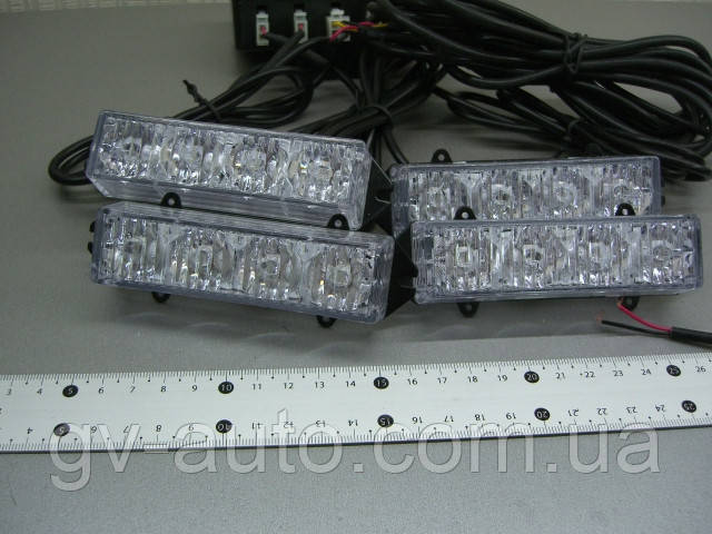 Стробоскопы LED 4-2-16 белые 12-24V. - фото 4 - id-p1137204745