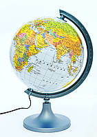 Глобус 250мм (Політико-фізичний) з підсвічуванням, російською мовою, Glowala