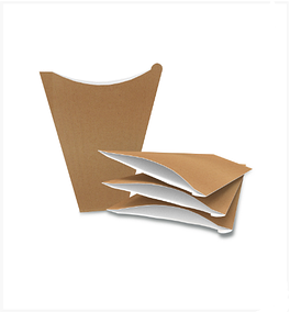 Картонна упаковка для млинців Максі Крафт (50шт/уп)