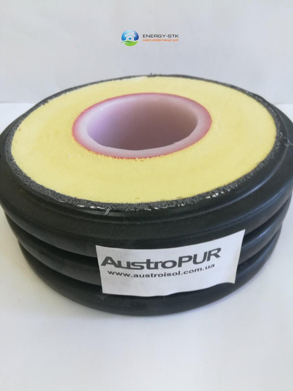 Теплоізольовані труби AustroPUR single 75/175 мм (Австрія)