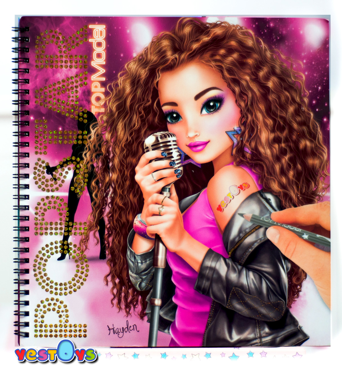 TOP Model Дизайн Одягу Поп Зірка (ТОП Модел Design Book POP STAR Альбом Дизайн одягу Зірка Стар 10900)