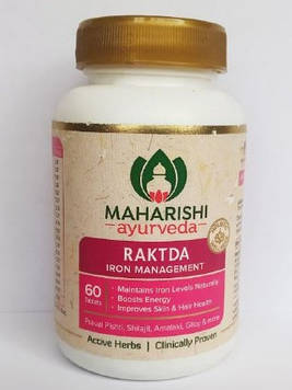 RAKTDA (60TAB) MAHARISHI AYURVEDA, РАКТА 60 таб. Махаріші Аюрведа